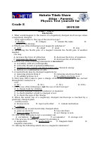 Answer key grade 8 Physics.pdf